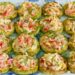 Закуска из жареных кабачков с помидорами и сыром