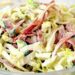 Салат с сырокопченой колбасой и белокочанной капустой