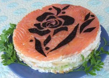 Торт суши, необычная закуска