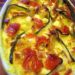 Запеканка из макарон с овощами в сырно–сливочном соусе