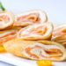 Аппетитные рулеты из блинов с начинкой