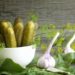 Ароматные огурцы с хреном и мятой