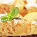 Постный пирог с грушами, мёдом и орехами