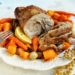Жаркое из индейки с печеными овощами