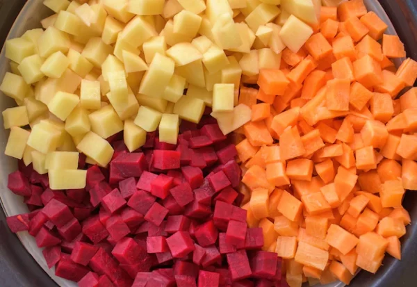 Овощи кубиками